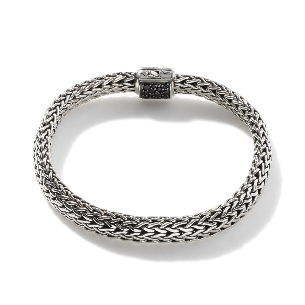 John Hardy Blue Sapphire Reversible Classic Chain Bracelet