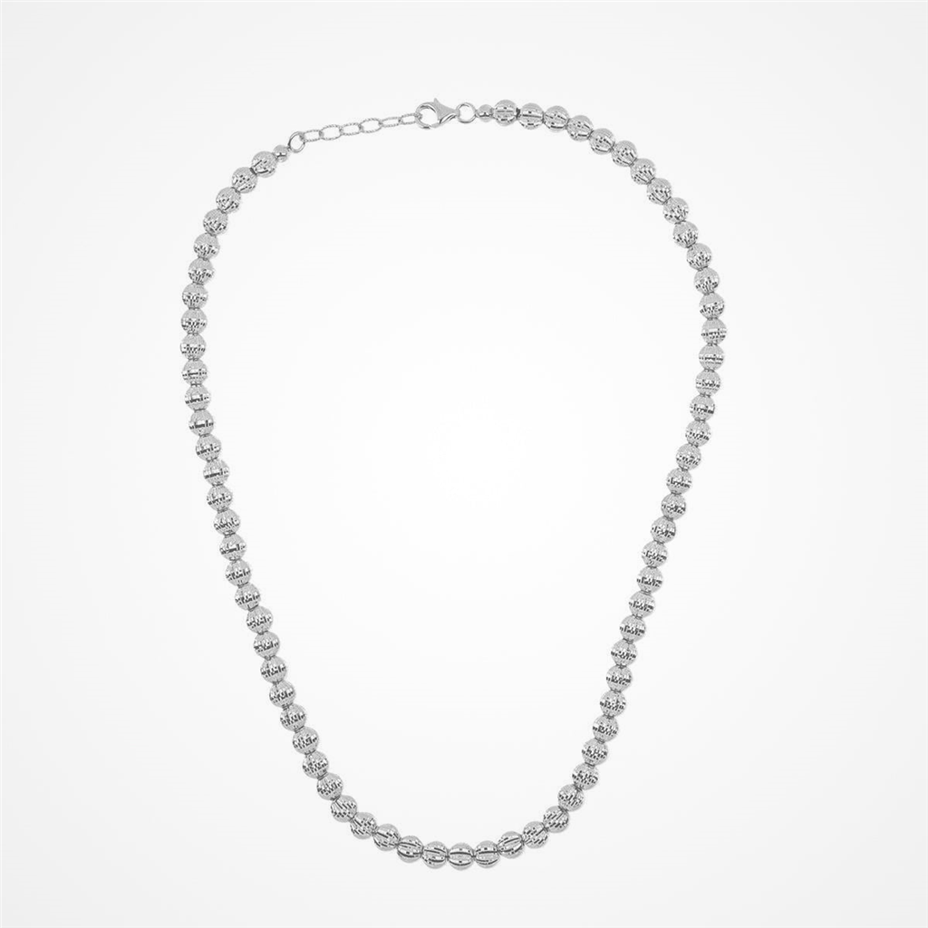 Desmos Sterling Silver Diamond Necklace