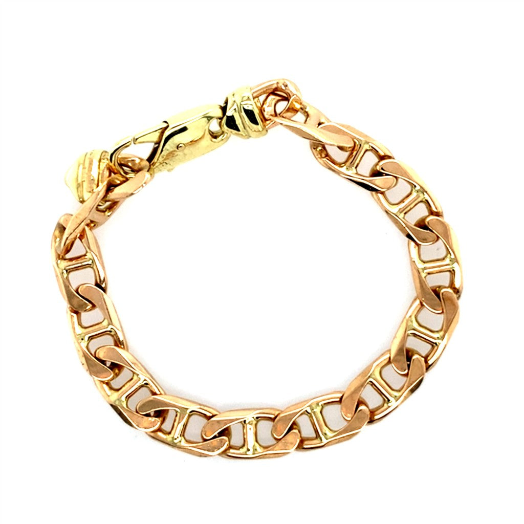 Estate 14K Gold Mariner Link Bracelet