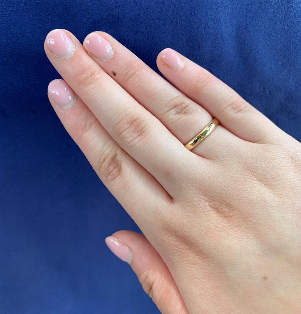 Estate 14K Gold Thin Band