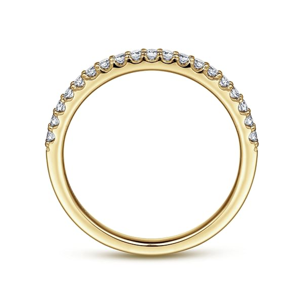 Gabriel Montreal Yellow Gold Diamond Band