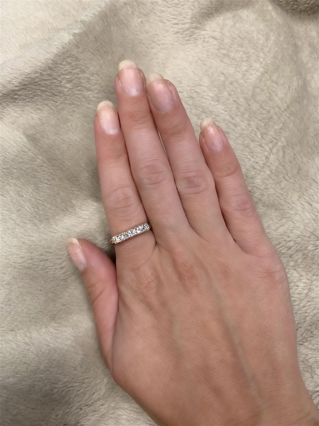 Estate Diamond 5 Stone Anniversary Ring