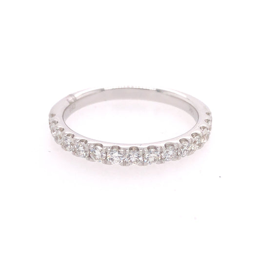 14K White Gold Diamonds Forever Band