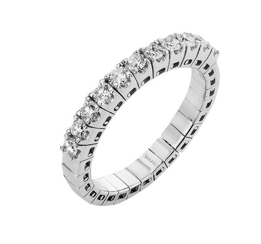 Simon G. 18Kw Diamond Wedding Band