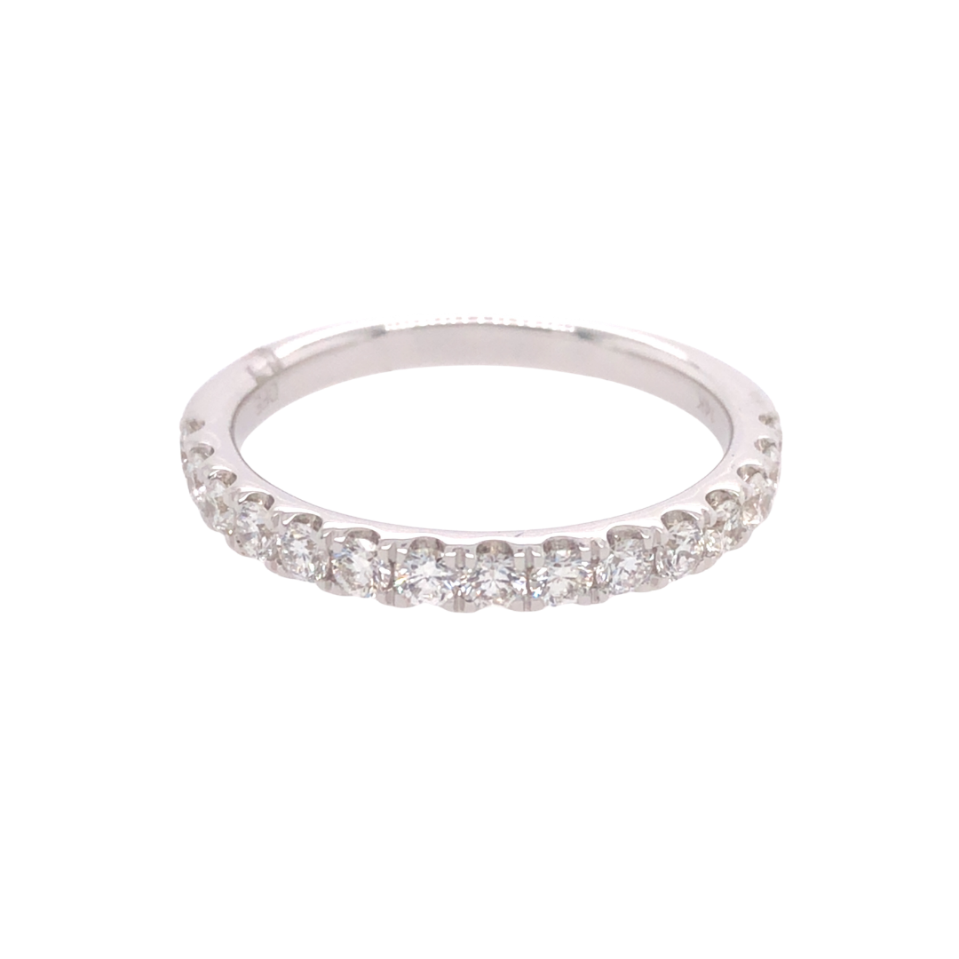 14K White Gold Diamonds Forever Band