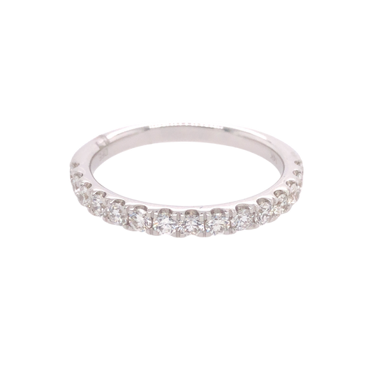 14K White Gold Diamonds Forever Band