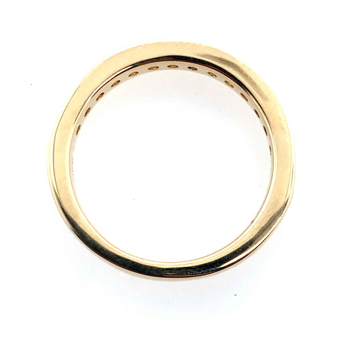 14K Yellow Gold Diamonds Forever Channel Set Diamond Band