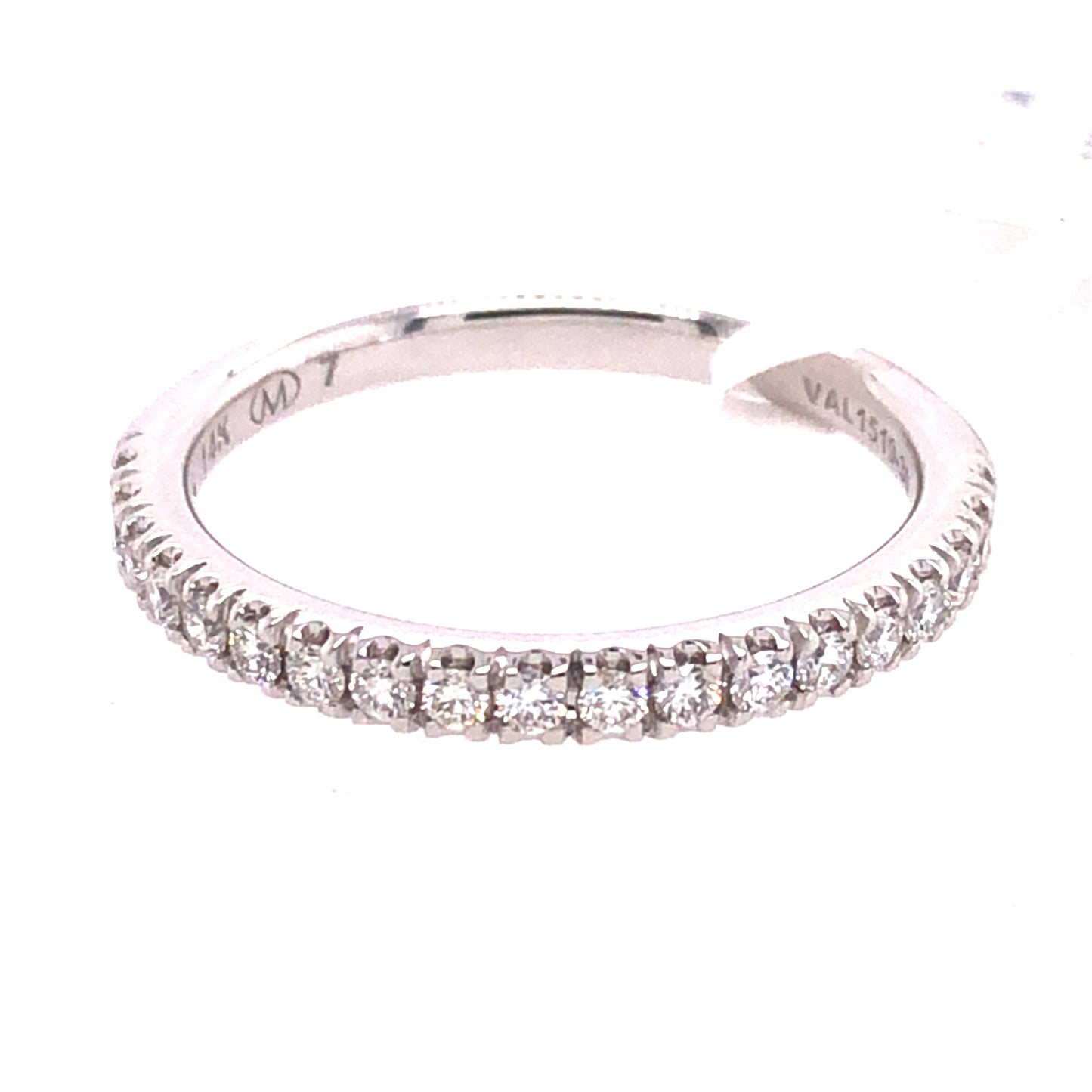 Rolland's Designs 14K White Gold Diamond Band