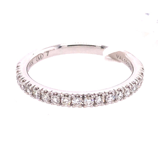 Rolland's Designs 14K White Gold Diamond Band