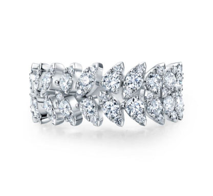Hearts On Fire 18kw Diamond Dewdrop Ring