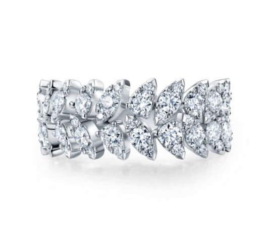 Hearts On Fire 18kw Diamond Dewdrop Ring