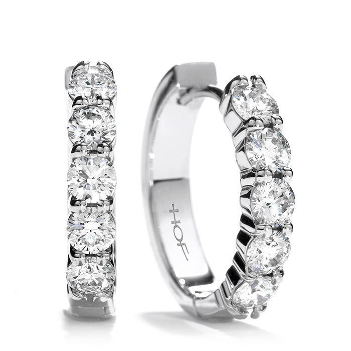 Hearts On Fire Small Diamond Hoop Earrings