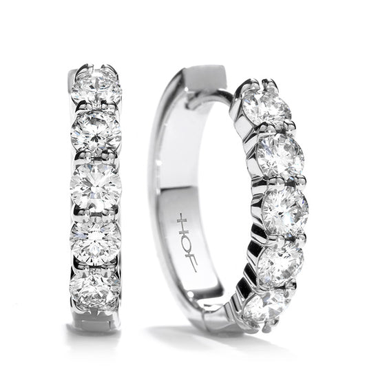 Hearts On Fire Small Diamond Hoop Earrings