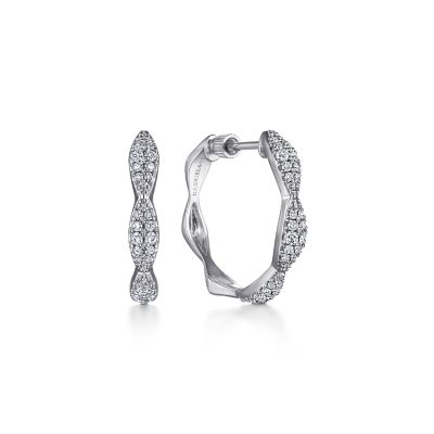 Gabriel 20mm Diamond Hoops