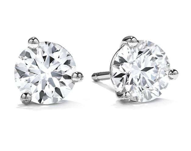 Hearts On Fire Diamond Earrings- 0.40 Cts