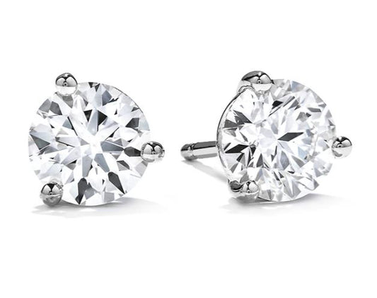 Hearts On Fire Diamond Earrings- 0.40 Cts