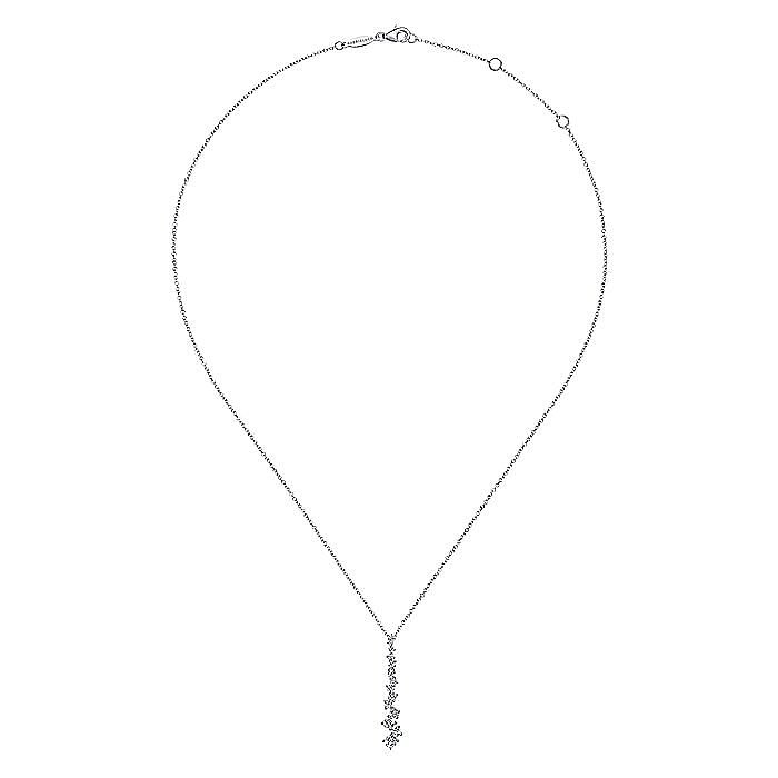 Gabriel Linear Diamond Cluster Pendant