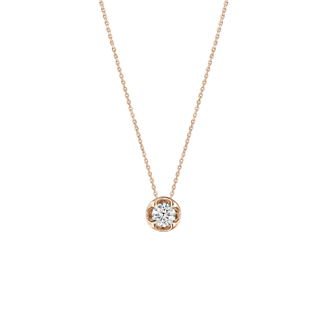Hearts On Fire 18K Yellow Gold Whimsical Circle Diamond Pendant