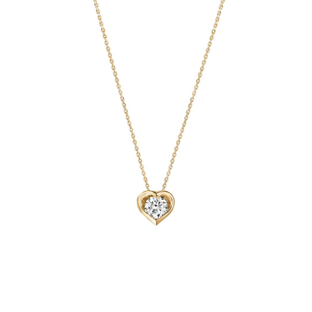 Hearts On Fire 18K Yellow Gold Whimsical Heart Diamond Pendant
