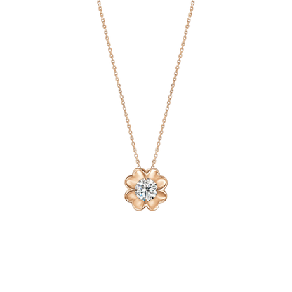 Hearts On Fire 18K Yellow Gold Whimsical Clover Diamond Pendant
