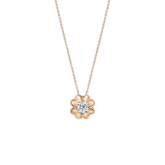 Hearts On Fire 18K Yellow Gold Whimsical Clover Diamond Pendant