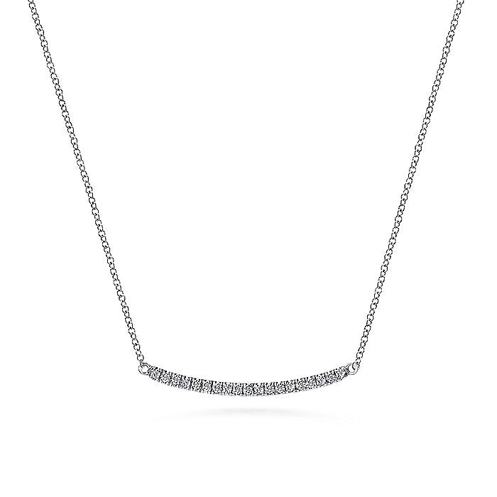 Gabriel Diamond Bar Necklace