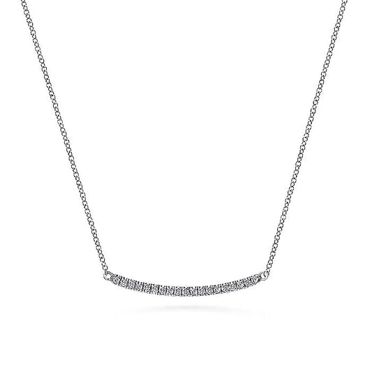 Gabriel Diamond Bar Necklace
