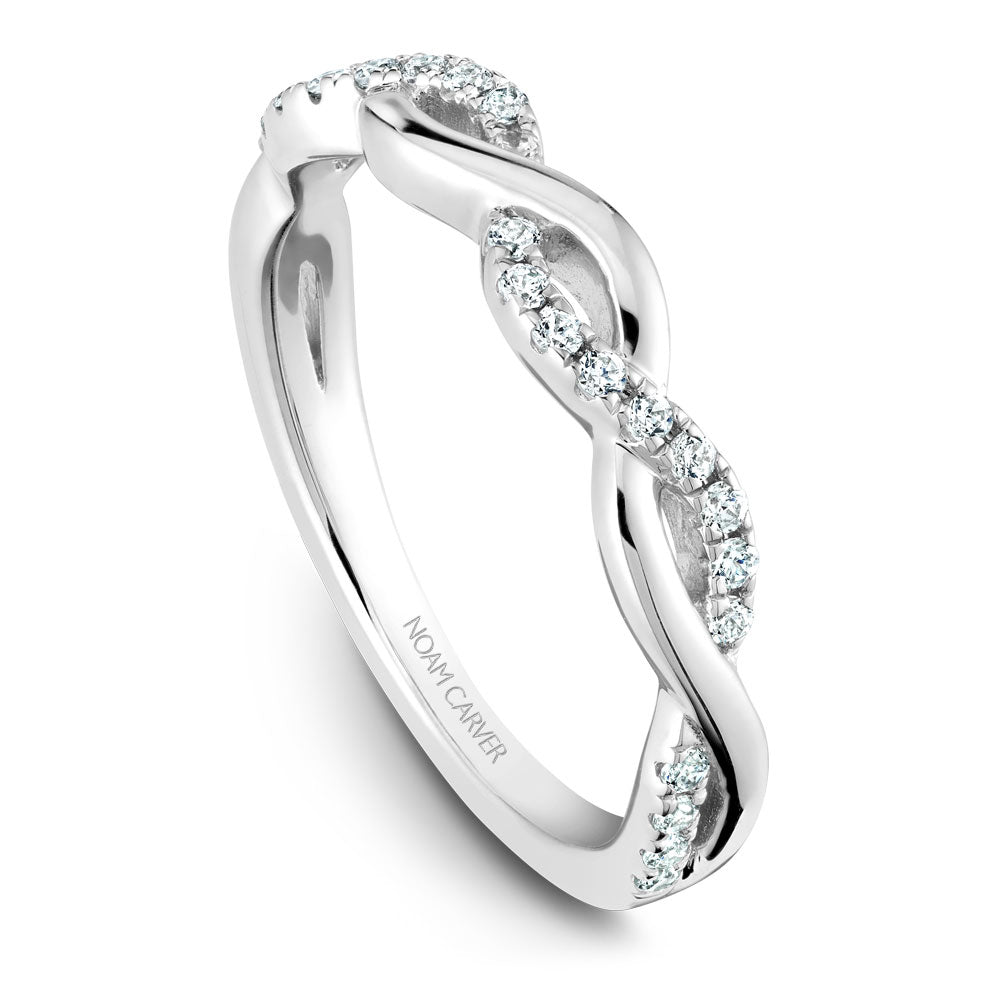 Noam Carver Crisscross Diamond Wedding Band