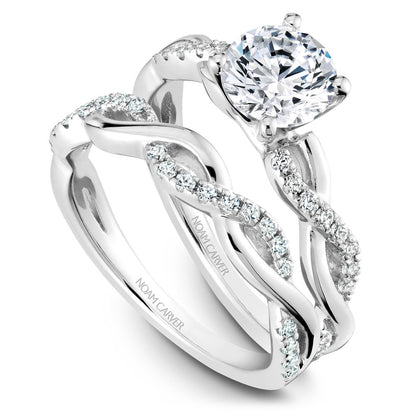 Noam Carver Crisscross Diamond Wedding Band