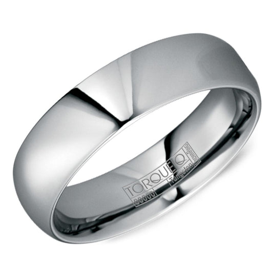 Crown Ring Black Ceramic & Black Tungsten Band