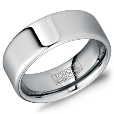 Crown Ring Black Ceramic & Black Tungsten Band