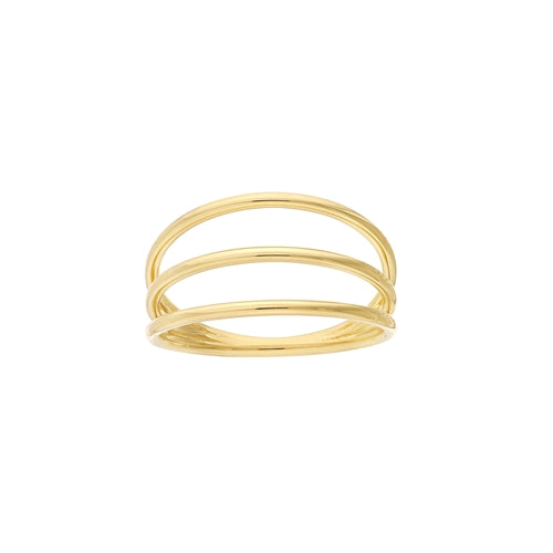 Rolland's Designs 14K Gold Triple Domed Ring
