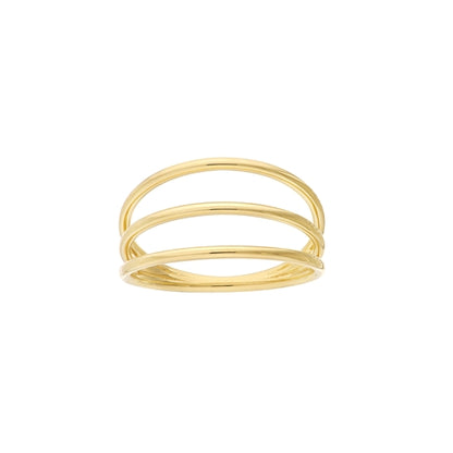 Rolland's Designs 14K Gold Triple Domed Ring