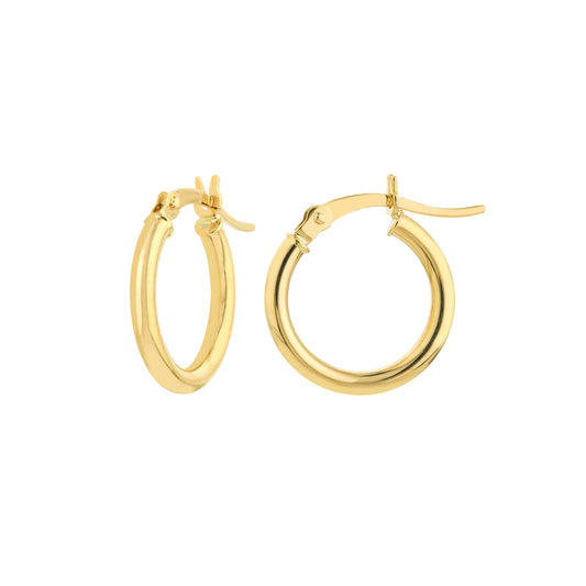 Polished Hoop Earrings