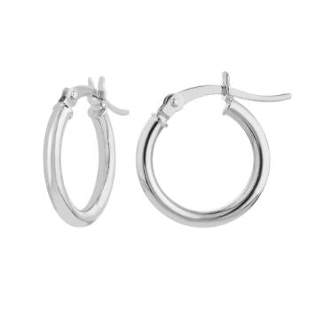Polished Gold Hoop Earrings