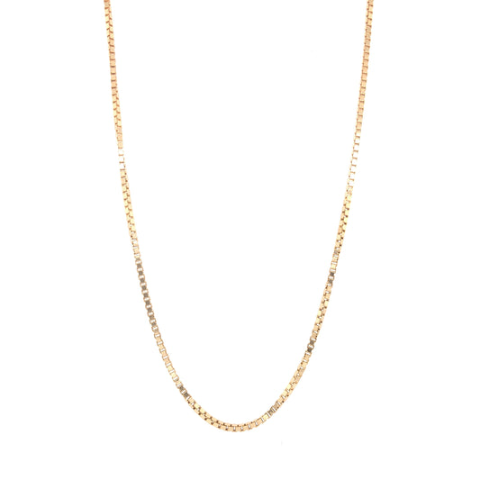 Estate 14K Gold Box Chain