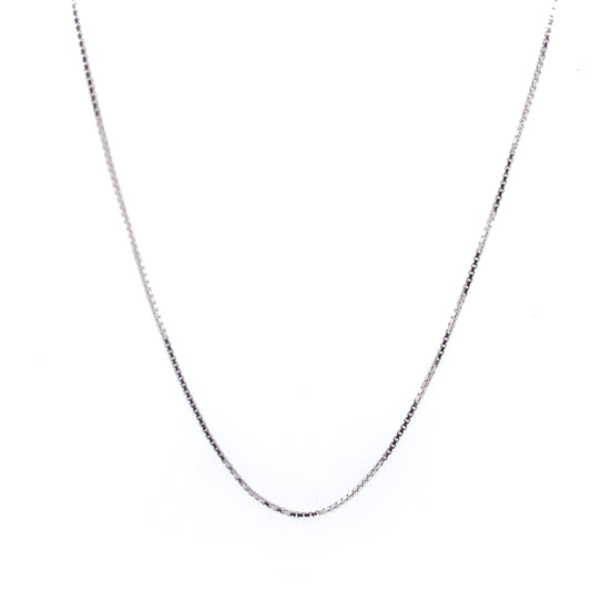 White Gold Box Chain