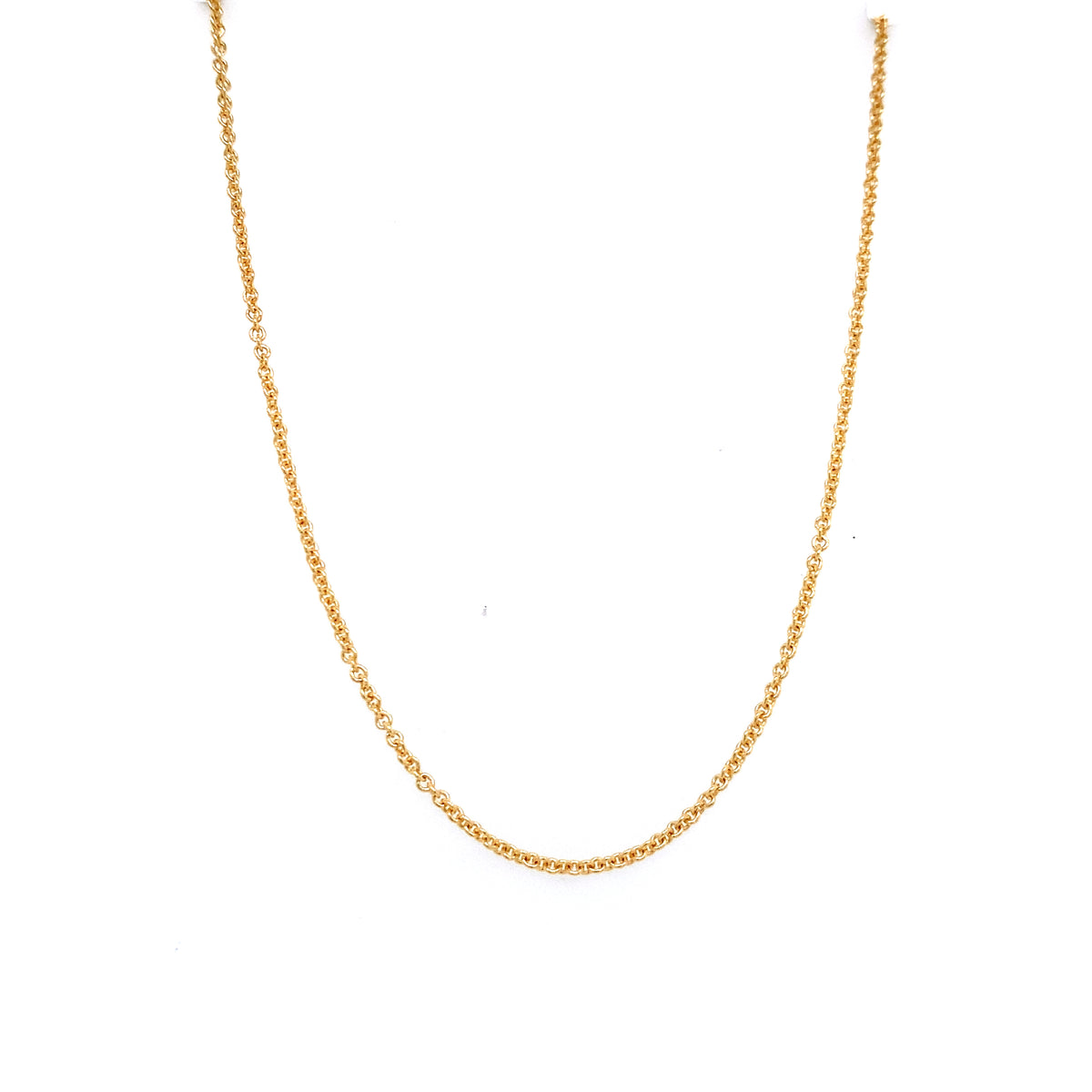 Rolland's Design Yellow Gold 18" Chain
