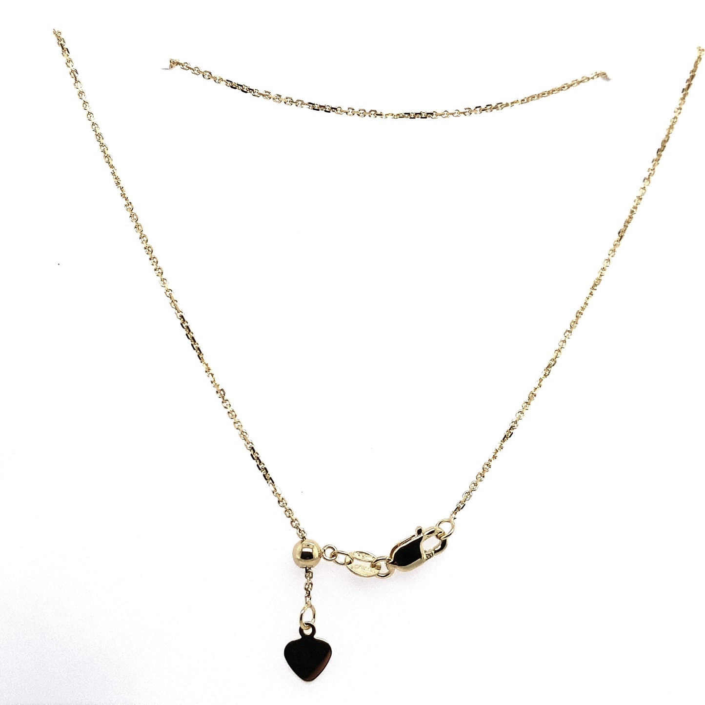 Gold Cable Chain 22"