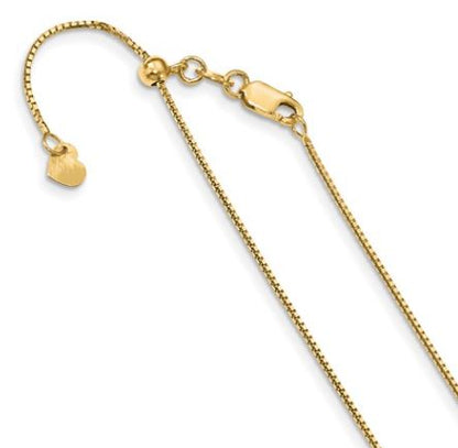 Gold Adjustable Box Chain