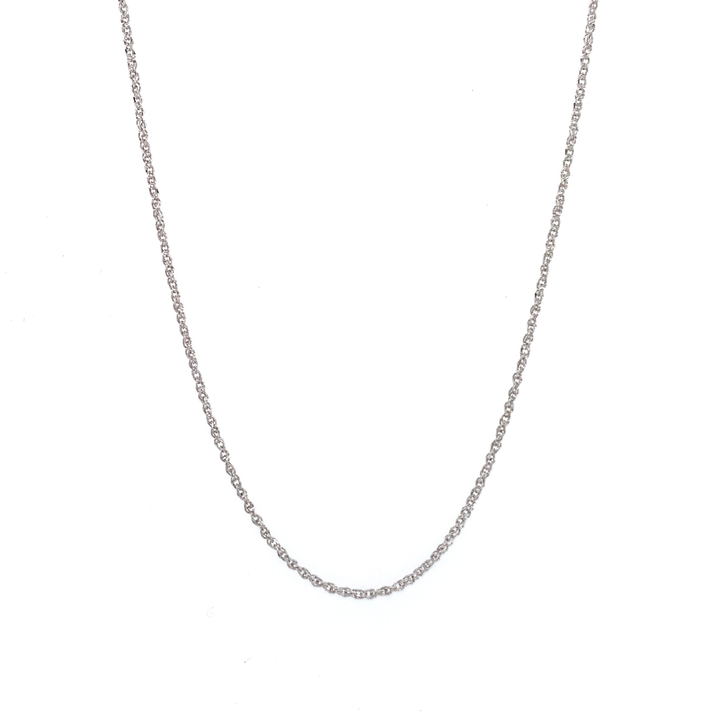 ACI 14K White Gold Chain