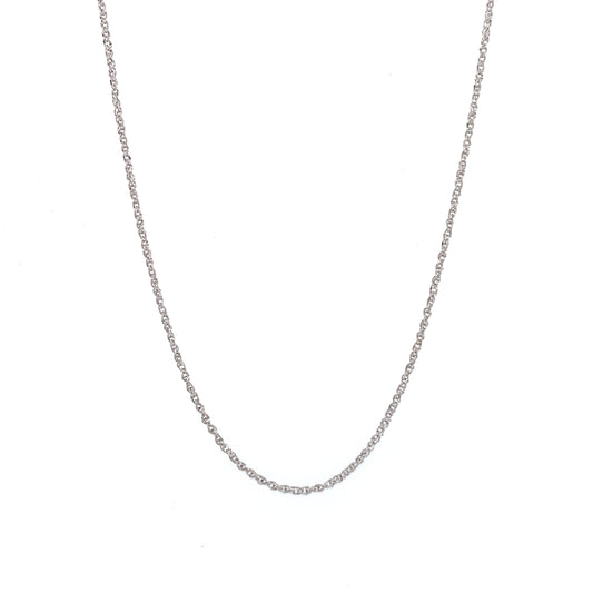 ACI 14K White Gold Chain