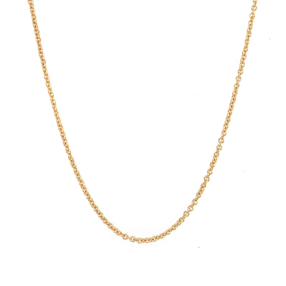 Gold Rolo Chain 16"
