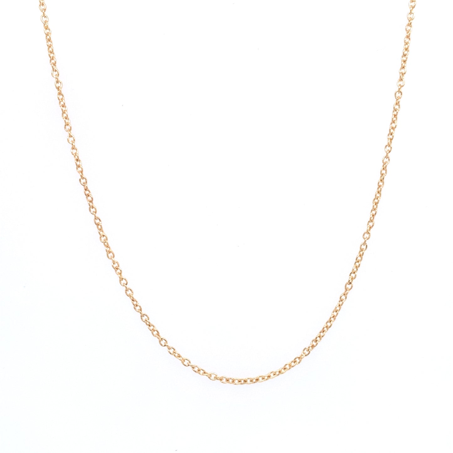 Gold Rolo Chain 18"