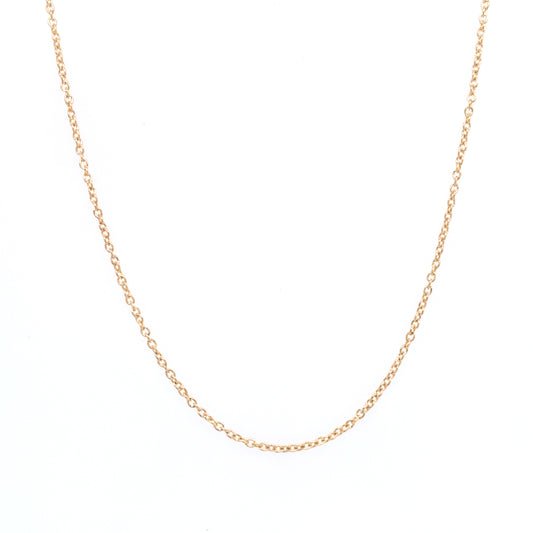 Gold Rolo Chain 18"