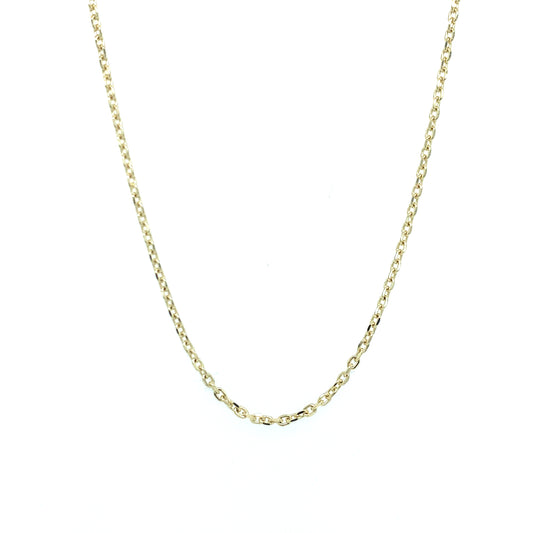 Rolland's Designs 14K Yellow Gold Diamond Cut Chain