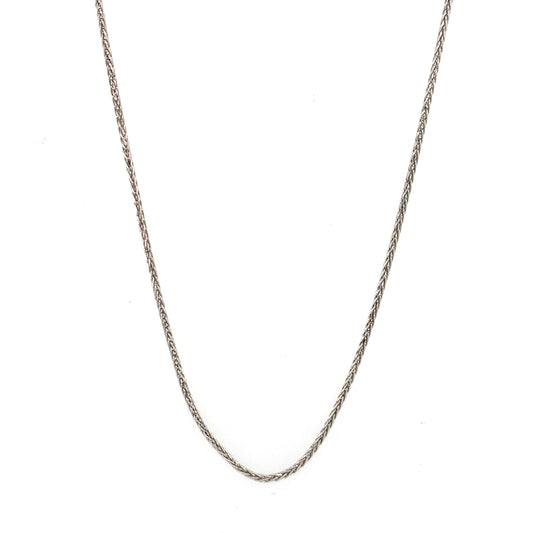 Rolland's Designs 14K White Gold Diamond Cut Chain