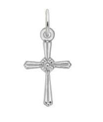 Rolland's Designs Sterling Silver Cross Pendant