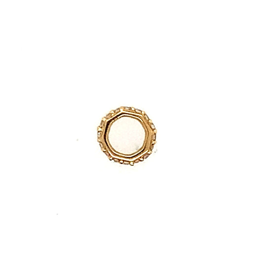 Rolland's Designs 14K Yellow Gold Diamond Charm