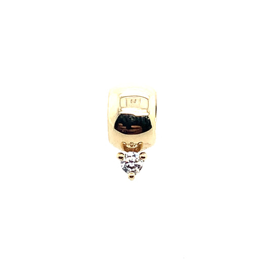 Rolland's Designs Wheel Charm with Diamond Accent